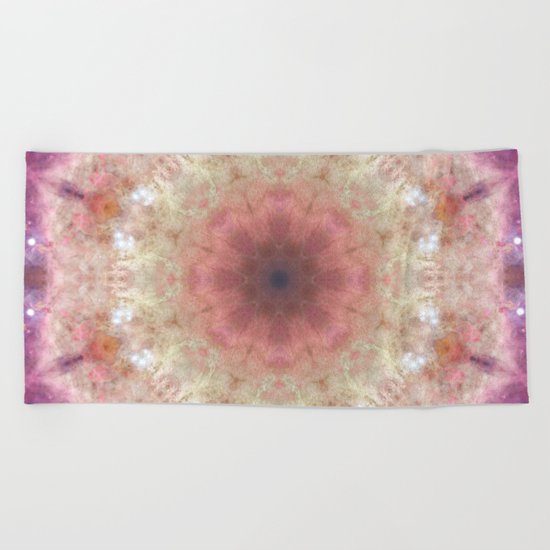 Space Mandala no8 Beach Towel