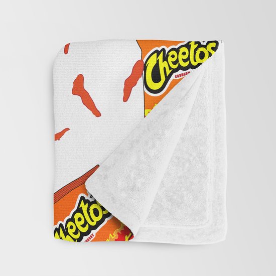 Flamin Hot Cheetos Illustration Throw Blanket By Lunadelrey Society6