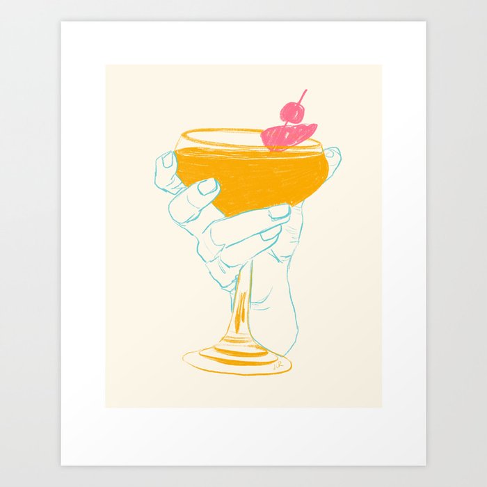 Cocktail Hour #1 Art Print