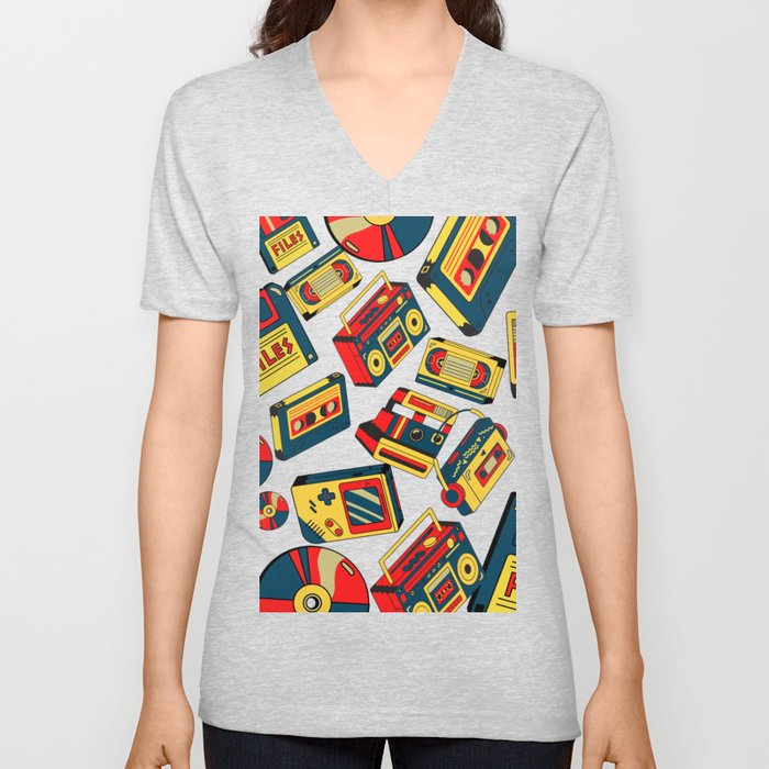 Retro nostalgia  V Neck T Shirt