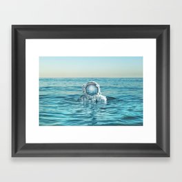 scuba space Framed Art Print