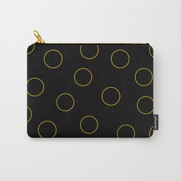 Yellow Circles  Carry-All Pouch