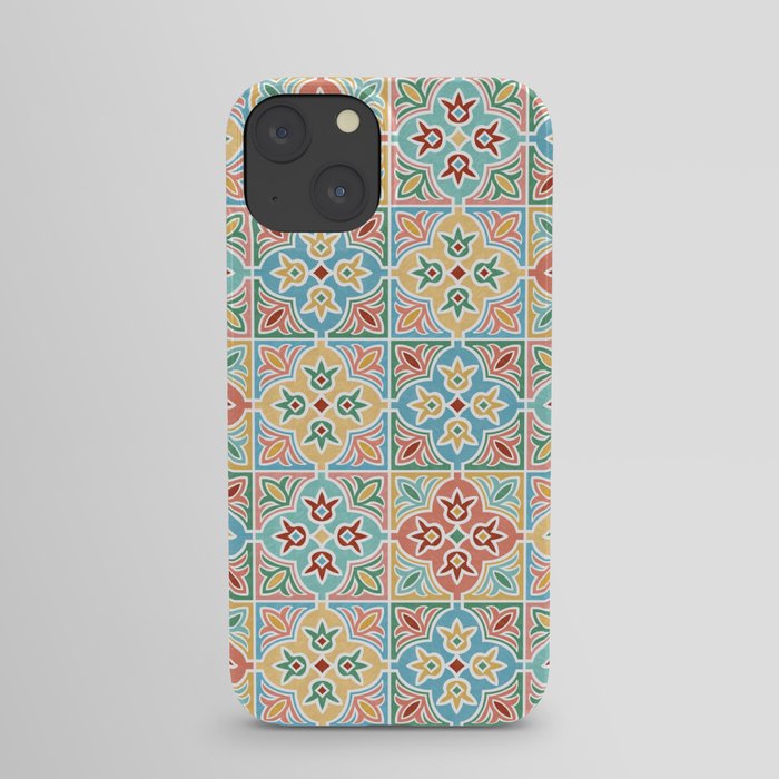 Mediterranean Tiles - Spanish Summer Sun iPhone Case
