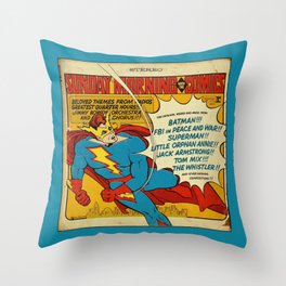 comic pillow Throw Pillow