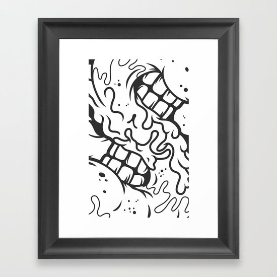 S is for Smile Framed Art Print