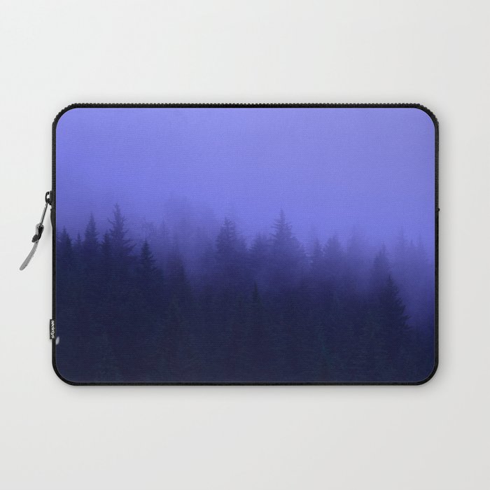 Periwinkle Fog 0367 - Seward, Alaska Laptop Sleeve
