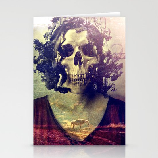 Miss Skull Stationery Cards