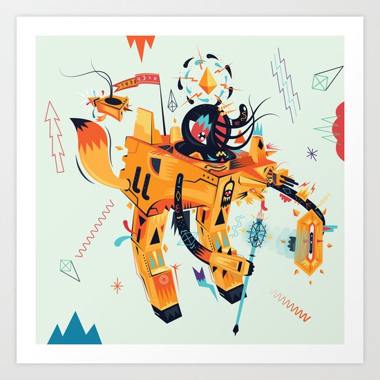 War machines Art Print
