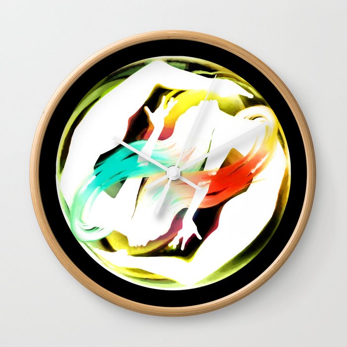 atomic divinity Wall Clock