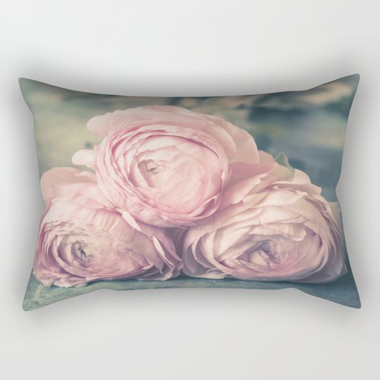 Lovely Ranunculus Rectangular Pillow