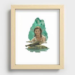Seal Girl Recessed Framed Print