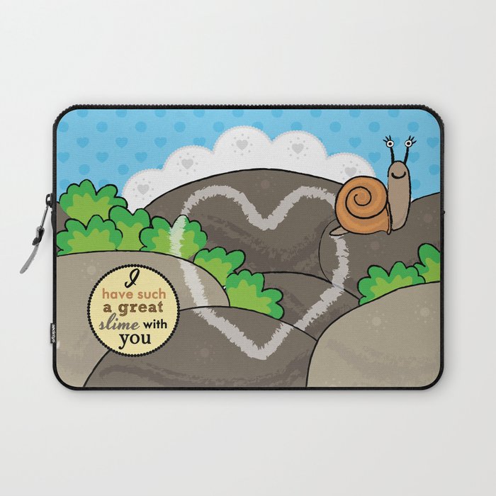 Lovebugs -I have such a great slime with you Laptop Sleeve