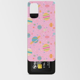 Geometric Space - Pink Android Card Case