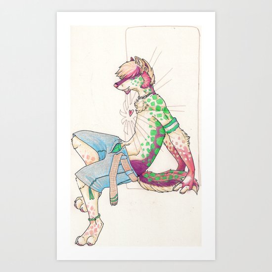 heart shine Art Print