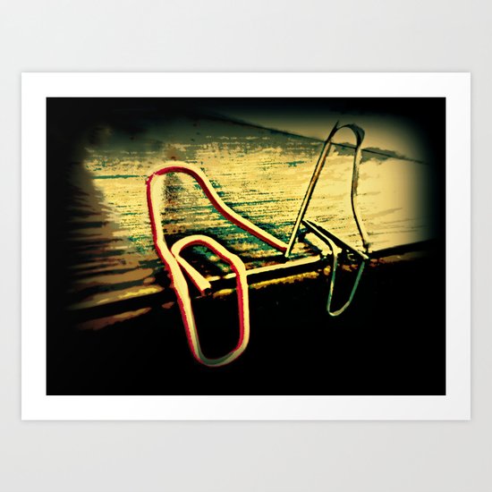 Office Romance Art Print
