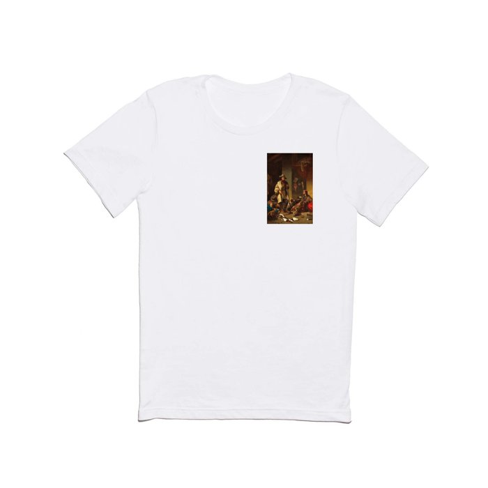 The Trapper's Cabin, 1858 by John Mix Stanley T Shirt