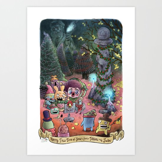 Merry This Time of Year (from Tobias and Jube) Art Print