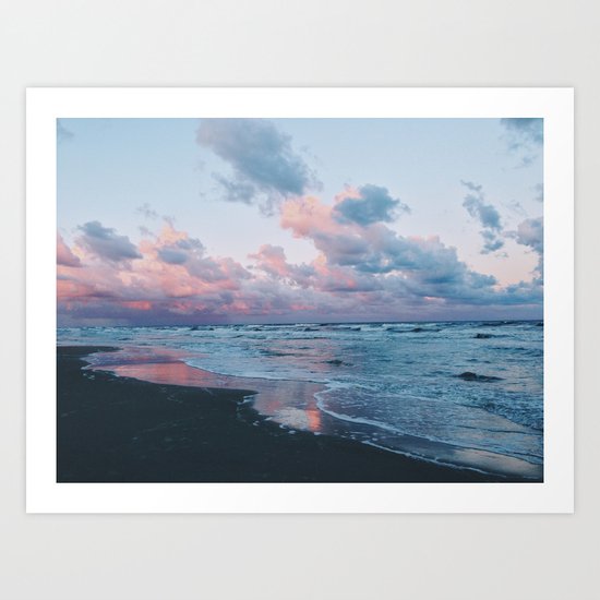 Morning Beach Art Print