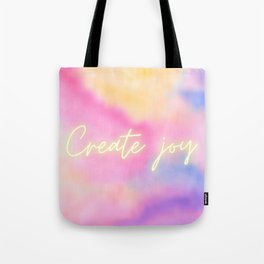 Create Joy Tote Bag