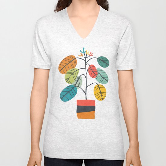 Potted plant 2 Unisex V-Neck