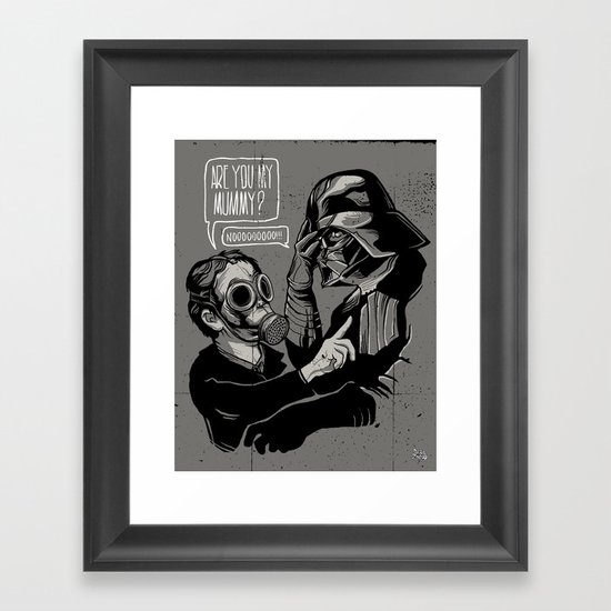 Are you my Mummy? Framed Art Print