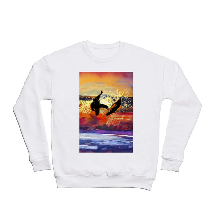 Sunset surf Crewneck Sweatshirt
