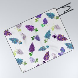 Lilac flowers Picnic Blanket
