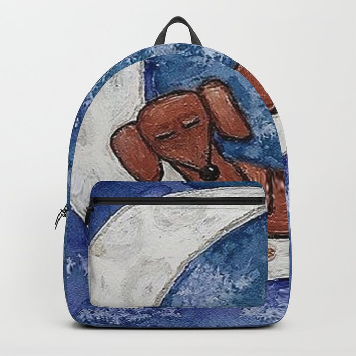 Dachshund on the Moon Backpack