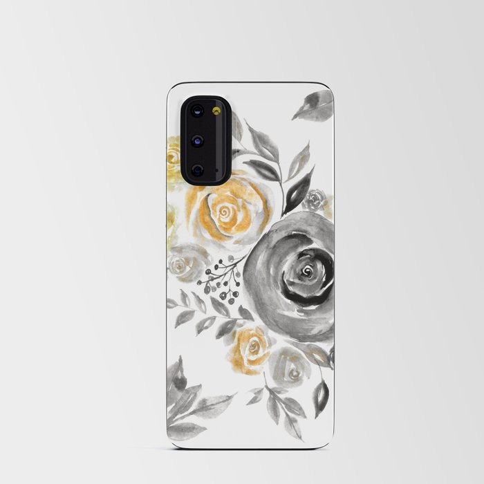 black & gold roses Android Card Case