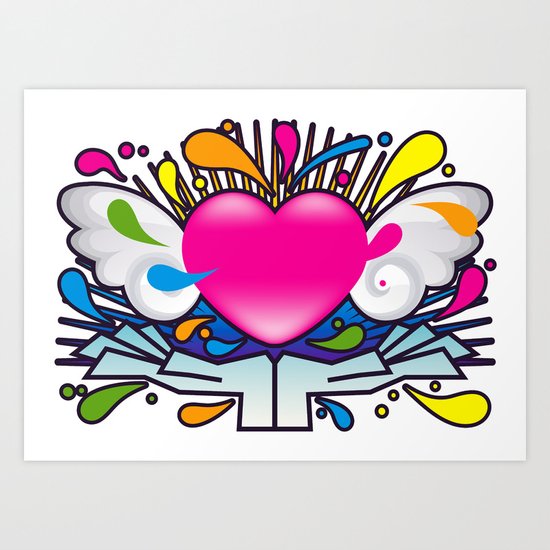 HEARTWARMING Art Print