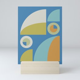 Modern abstract geometry 2 Mini Art Print