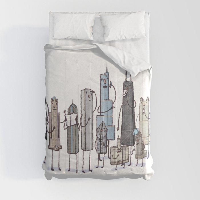 Chicago Skyline Comforter
