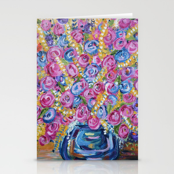 Flowers In Vase Painting Original Design Wall Art Home Decor