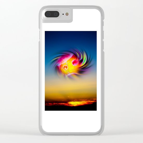 Sunrise 7 Clear iPhone Case