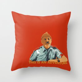THIS IS AN ADVENTURE Throw Pillow