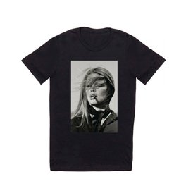 Brigitte Bardot Poster T Shirt | Ink, Typography, Graphite, Figurative, Drafting, Stencil, Black And White, Digital, Cartoon, Watercolor 