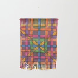 Color Grid Pattern Wall Hanging