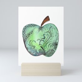 Paisley Apple Mini Art Print