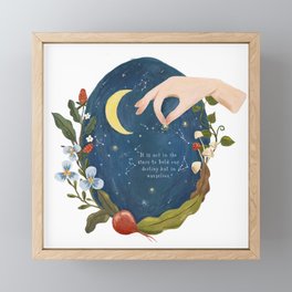 Make Your Stars Write Your Own Destiny Starry Night Framed Mini Art Print