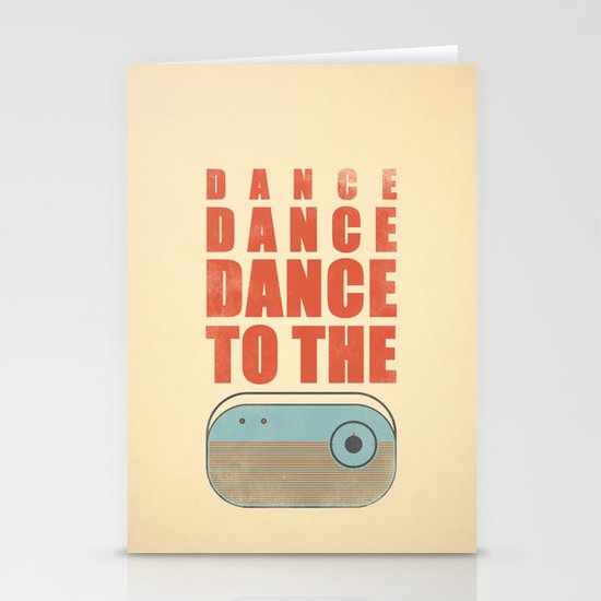 Dance To The Radio! Stationery Cards