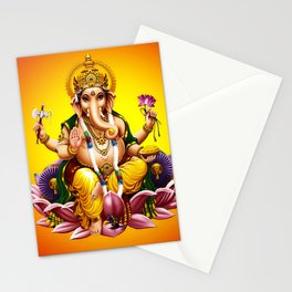 Hindu Ganesha 2 Stationery Card