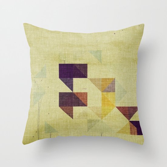 autumn trees Throw Pillow
