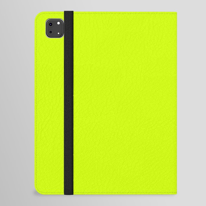 Bright green lime neon color iPad Folio Case