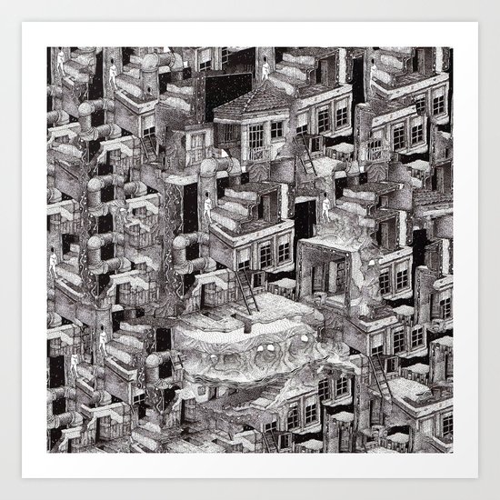 stairs Art Print