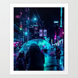 midnight city Art Print