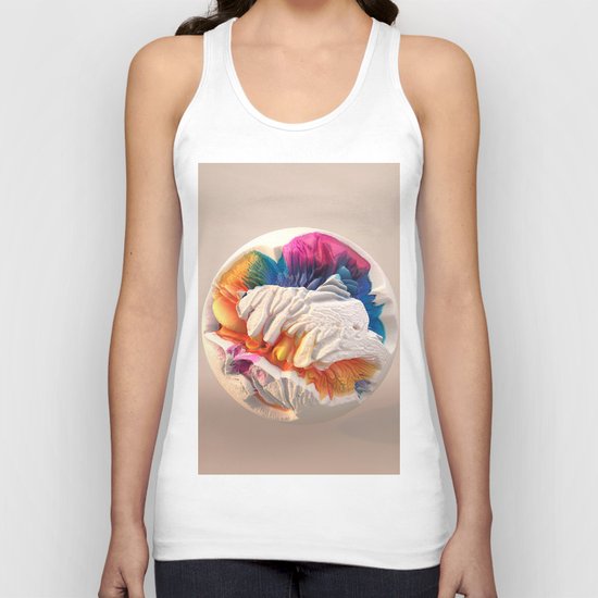 ACRYLIC BALL II // 3D ABSTRACT Unisex Tank Top