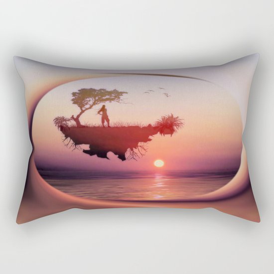 LANDSCAPE - Solitary sister Rectangular Pillow