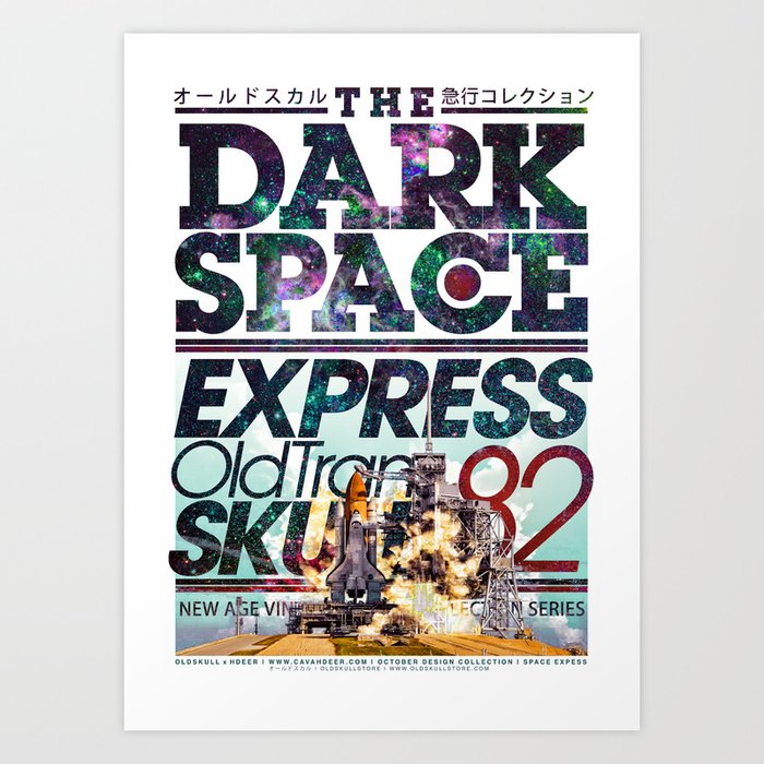 The Dark Space Art Print