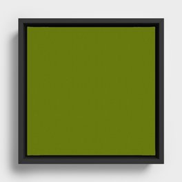Pasture Green Framed Canvas