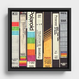 VHS Framed Canvas